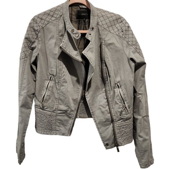 Grey Moto Jacket - Picture 1 of 7